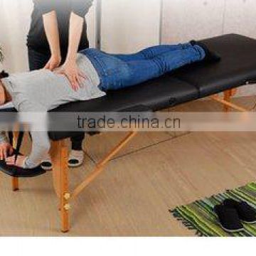 Soft and Fashion wood massage table 2 section,health care products