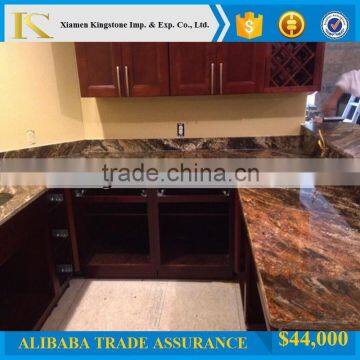 brown granite countertop for kitchen giallo cecilia granite