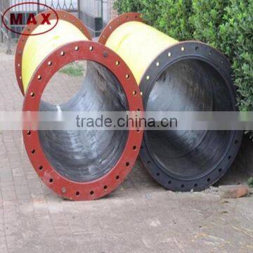 300mm diameter suction & discharge rubber hose pipe with pn10 flanges