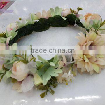 Wholesale Fashion Tiara Flower Crown Headband Women Wedding Garland Crown Handband Girls photo-3