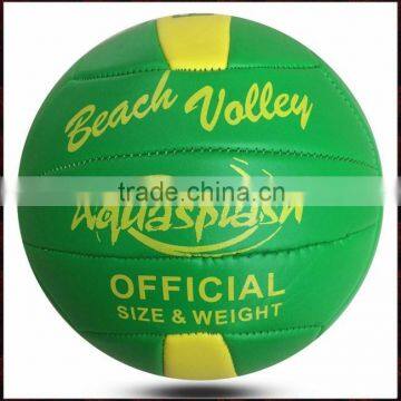 18 panels soft pvc beach volleyball
