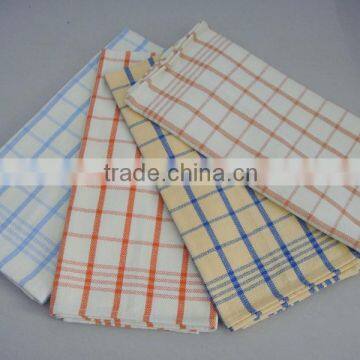 waffle woven check tea towel big size cleaning towel dish towel