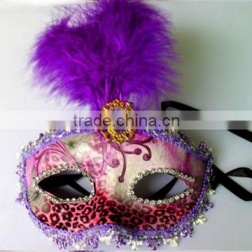 fashion beautiful mask party with feather for halloween MK-1025