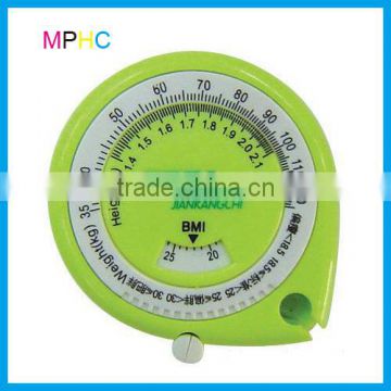 1.5m Water Drop Shape Customized BMI Tape Measure