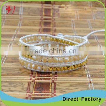 Simple And Elegant Boho Style Stone Bead Bracelet