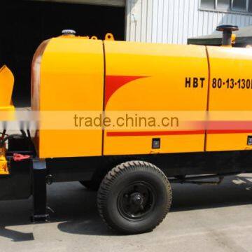 Electric Motor/diesel Engine Hydraulic Trailer Concrete Pump photo-2