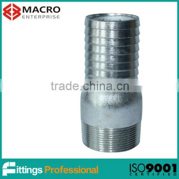 carbon steel galvanized DIN thread king nipple