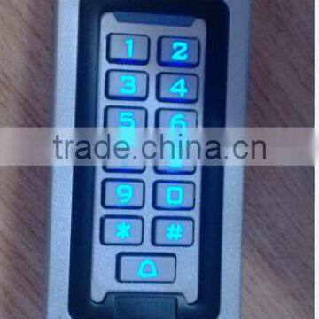 Indoor use metal rfid access control keypadS601EM