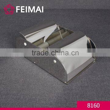 Functional Bathroom Accessories Stainless Steel Double Toilet Paper Towel Holder
