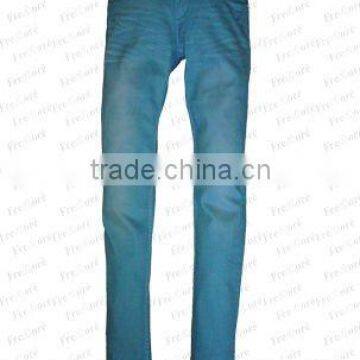 High Quality Cotton Colour Lady's Denim Jean