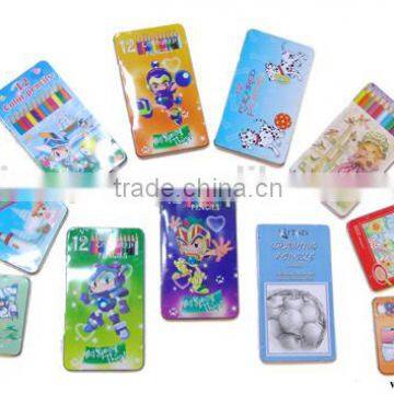 18 Pcs Tin Box Pack Color Pencil photo-4