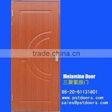 108th Canton Fair Wooden Grain Melamine Door Hot Sale