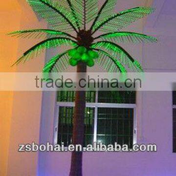 led lighted trunk coconut palm tree light