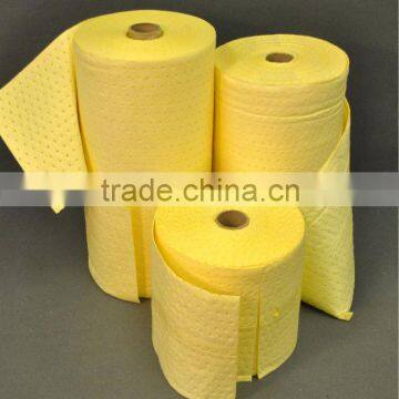 Yellow Chemical Absorbent Roll