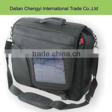 Casual 1680D laptop messenger bag with solar panel