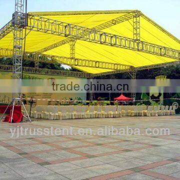 outdoor activity truss with stage system