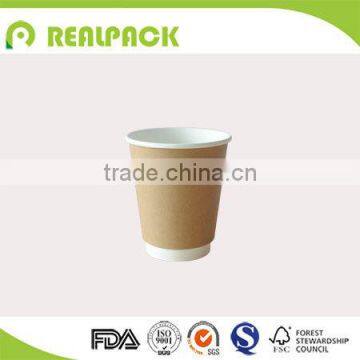 10oz double wall disposable kraft paper cups