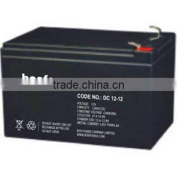 deep cycle vrla sealed lead acid battery 12v12ah