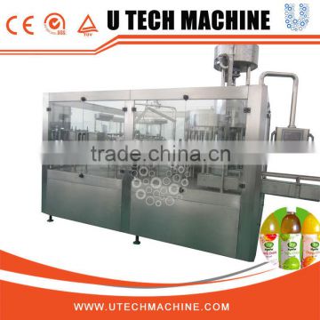 monoblock 3in1 automatic pet bottle juice drinks production line