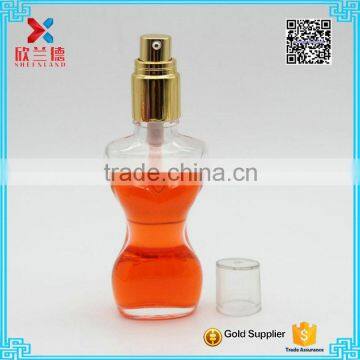 Special design airless pump lotion bottle/30ml crystal cosmetic bottle