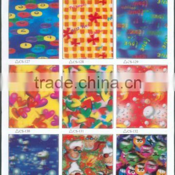 3d lenticular sheets for decoration and accessories