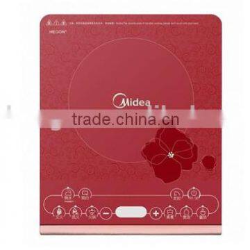 Red Glass Charger Plate Thermal Resistance Tinted Glass for Cooker photo-2