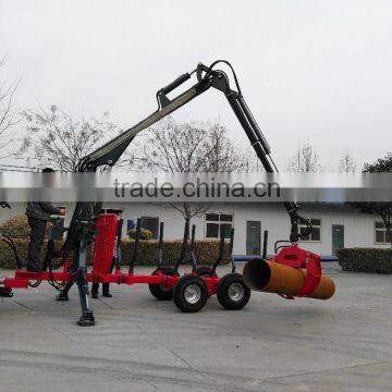 ATV Timber Trailer With Crane/log Trailer With Grapple ZM3004 photo-4