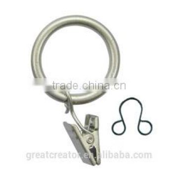 Silver Metal Curtain Rings For Curtains w/Curtain Eyelets