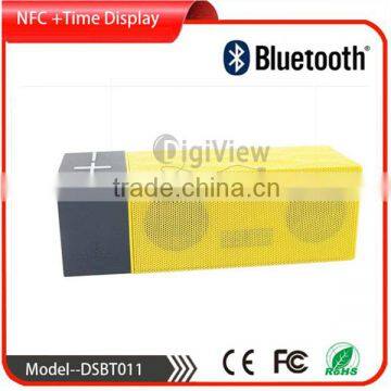 Stereo Vibration & Bass Sound NFC +Time Display Touch Boom Wireless Bluetooth Speaker With Microphone Digital Clock photo-4