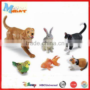 Hot 3d animal toys promotional poultry plastic toys