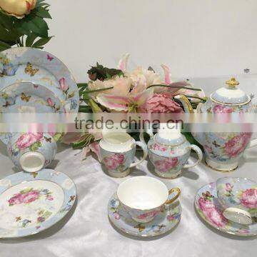 Porcelain Tea Coffee Set Turkish Porcelain Coffee/ Espresso Cup and Saucer photo-5