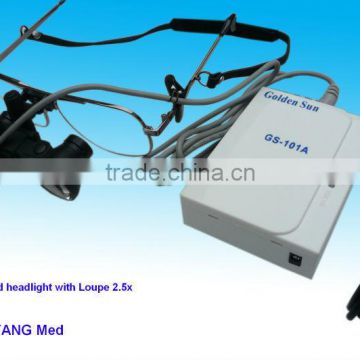 surgical dental magnifying loops with led light