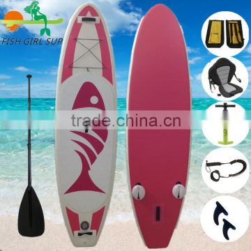 Factory supply 11ft inflatable sup stand up paddlesurf board beautiful design