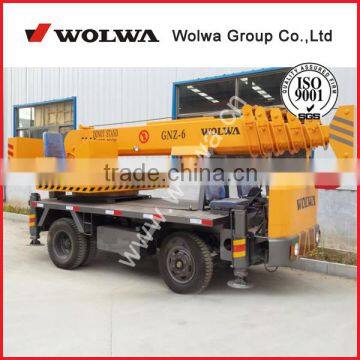 mini wheel crane 5 ton truck crane GNQY-Z5