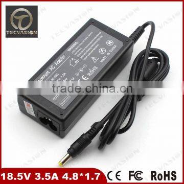 Universal Replacement 65W 18.5v 3.5a 4.8*1.7mm AC Adapter Laptop Charger For HP Compaq Presario 2800 V2000 V2200