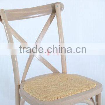 x chair, rattan seat cross back chair, oak wood cross back chair