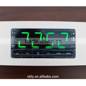 7 in 1 Portable Mini Bluetooth Speaker With USB TF AUX Alarm Clock Radio Function photo-2