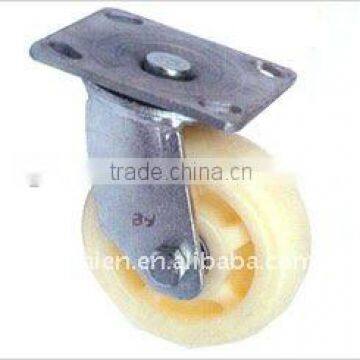 pu swivel castor wheel with brake