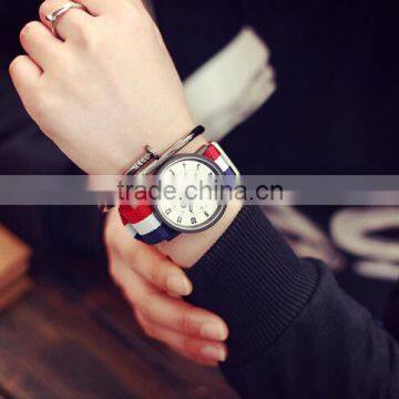 Retro Unisex Watch, Boyfriend Watch, Nylon Watchband, Antique, Brass Watch, Unique Watches, Vintage Style Leather Watch photo-5