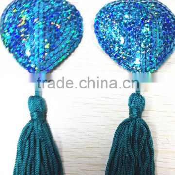 Sexy Ladies Glitter Sequin Nipple Tassel Cover Tassels Burlesque