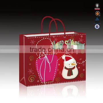 Alibaba China new design christmas gift paper bag & paper gift bag custom