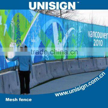 Unisign Hot Selling Scrolling Style and Printed Type Construction Pvc Mesh Banner photo-6