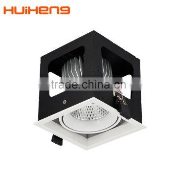 Aluminum Rotatable Ceiling One Head 20w Cob Led Grille Light photo-2