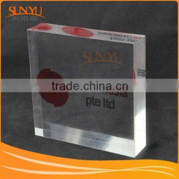 Rectangular Acrylic Paperweights Stand For Gifts