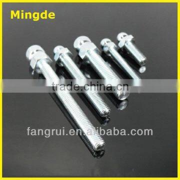 Carbon steel ball head bolt, zinc plated ball head bolt, good quality ball head bolt