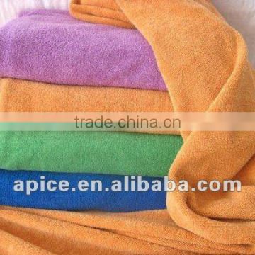 microfiber solid satin jacquard bath towel