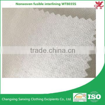 Nonwoven fusible interlining WT8035S interlining fabric