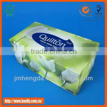 Fashion new design hotel tissue box good quality printing                        
                                                Quality Choice