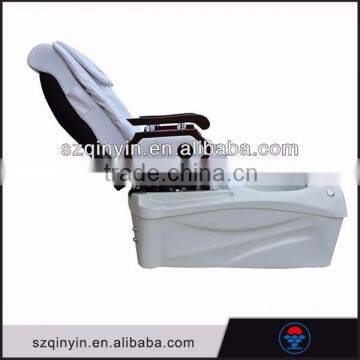 Four group rolling massage back PU leather kid pedicure spa chair