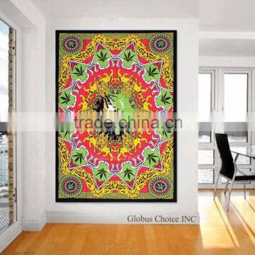 Bob Marley Smoking Tapestry,Indian Hippie Wall Hanging,Bohemian Wall Hanging